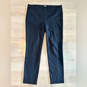 Vince back seam ponte legging pull on skinny pant cropped size large